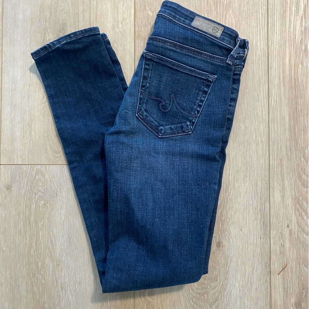 AG Adriano Goldschmied Dark Blue Skinny Jeans
